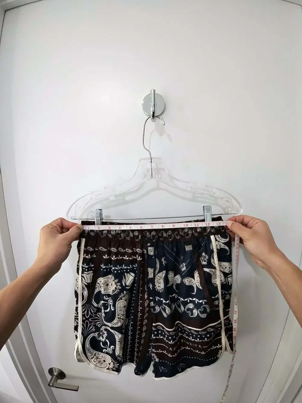 Agua Bendita Paisley Print Swim Trunks Size 30